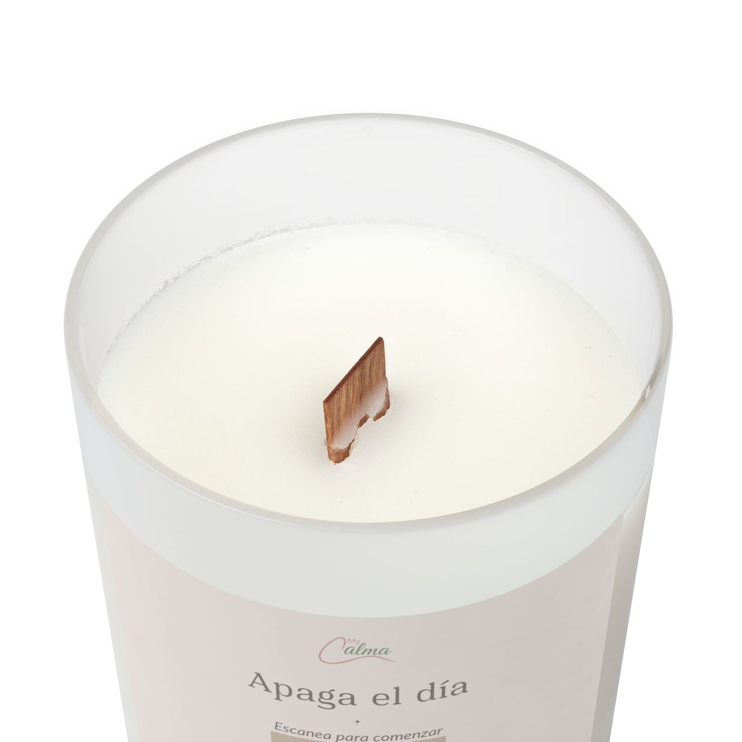 Calma Frosted Glass Candle - 11oz Relaxation Candle for Tranquil Moments