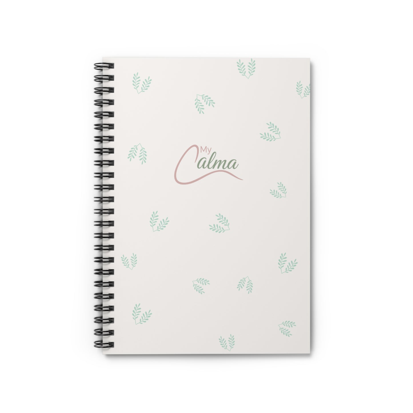 Calm My Mind Spiral Notebook - Ruled Line for Stress Relief