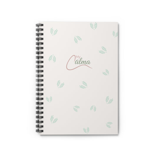 Calm My Mind Spiral Notebook - Ruled Line for Stress Relief