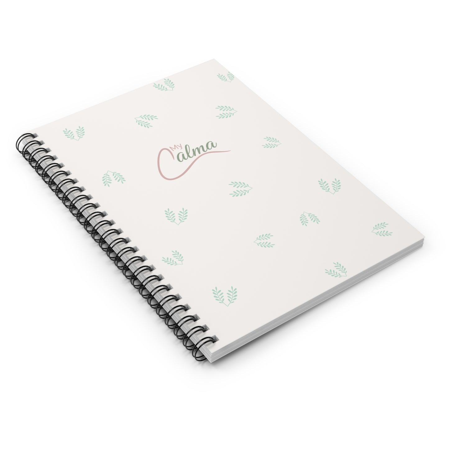 Calm My Mind Spiral Notebook - Ruled Line for Stress Relief